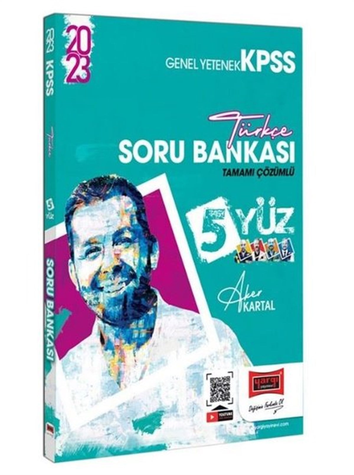 Aker KartalKPSS2023 KPSS 5Yüz Türkçe Tamamı Çözümlü Soru Bankası