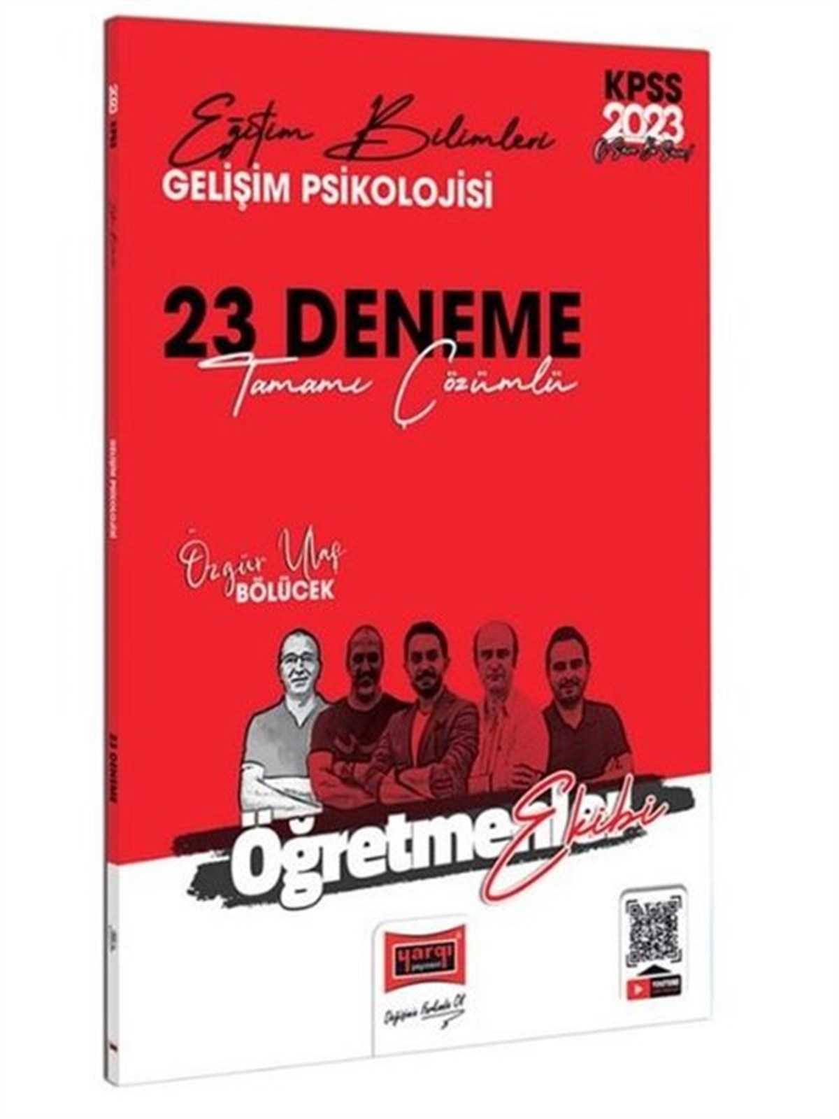 Özgür Ulaş BölücekKPSS2023 KPSS Eğitim Bilimleri Öğretmenler Ekibi Gelişim Psikolojisi Tamamı Çözümlü 23 Deneme Sınavı