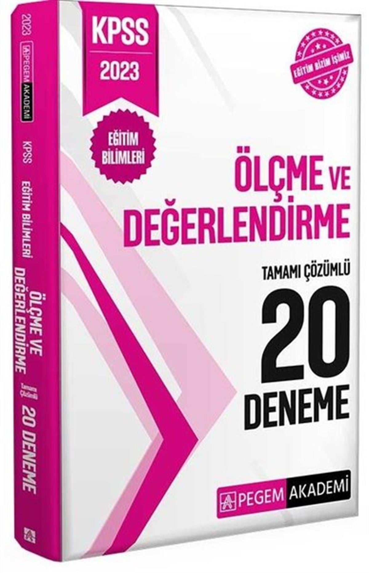KolektifKPSS Deneme Sinavi - Yaprak Test2023 KPSS Eğitim Bilimleri Ölçme ve Değerlendirme 20 Deneme