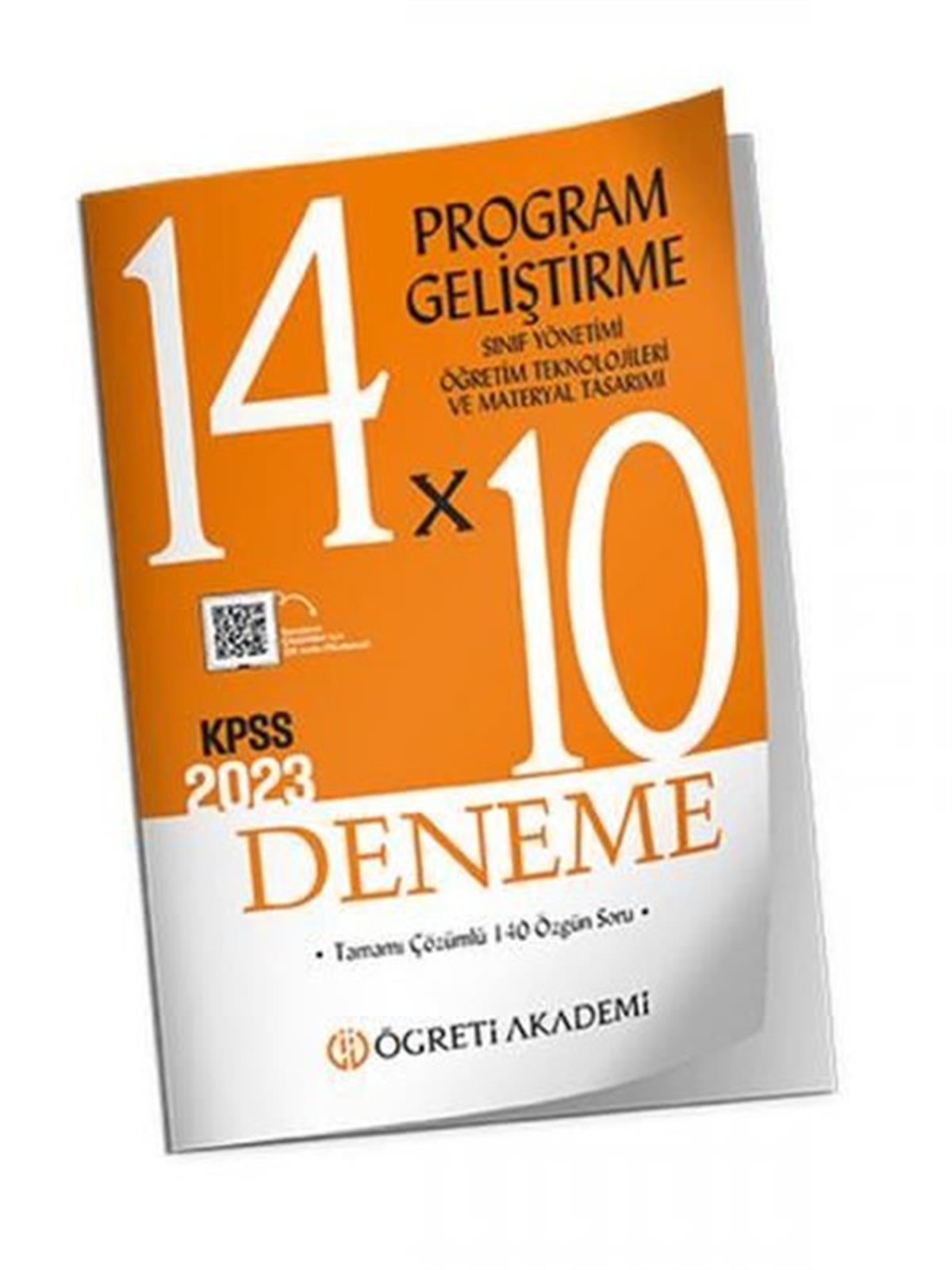 KolektifKPSS Deneme Sinavi - Yaprak Test2023 KPSS Eğitim Bilimleri Program Geliştirme Sınıf Yönetimi Öğretim Teknolojileri ve Materyal Tasar