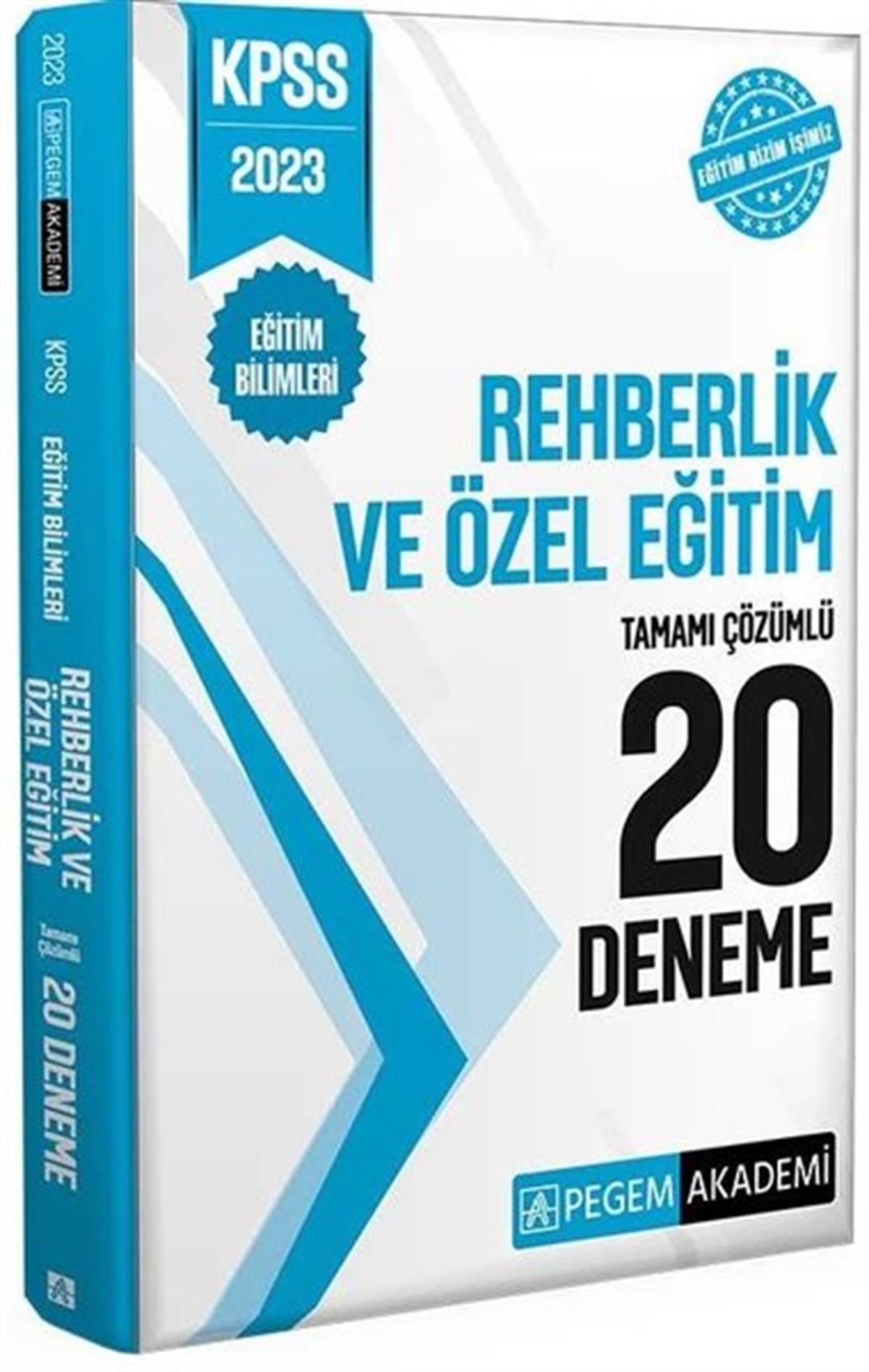 KolektifKPSS Deneme Sinavi - Yaprak Test2023 KPSS Eğitim Bilimleri Rehberlik ve Özel Eğitim 20 Deneme