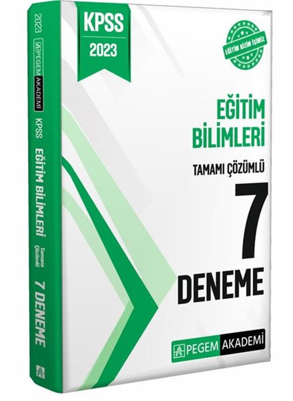 KolektifKPSS Deneme Sinavi - Yaprak Test2023 KPSS Eğitim Bilimleri Tamamı Çözümlü 7 Deneme
