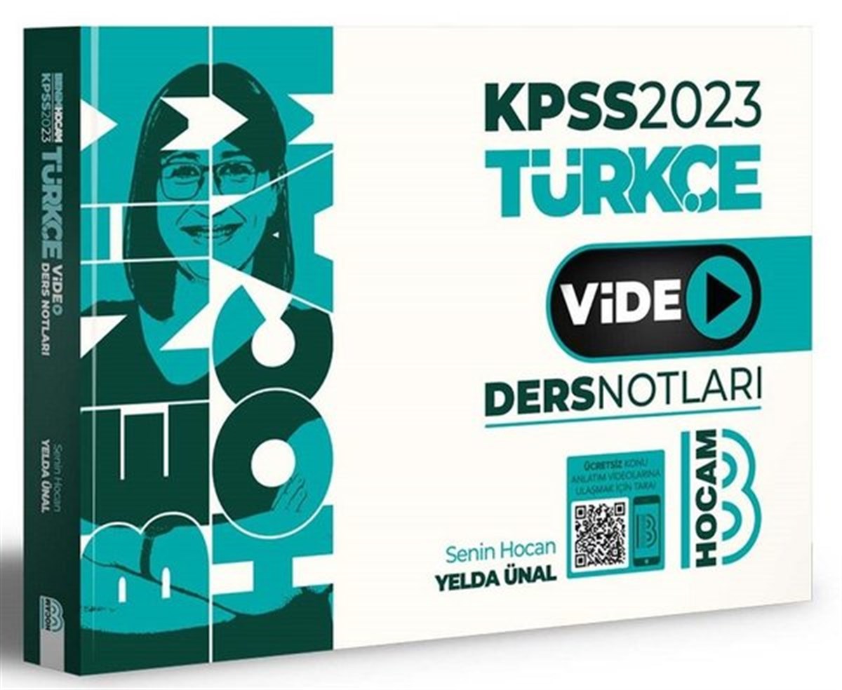 Yelda ÜnalKPSS2023 KPSS Türkçe Video Ders Notları Türkçe