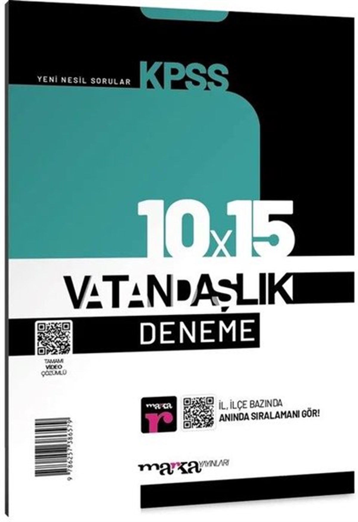 KolektifKPSS2023 KPSS Vatandaşlık 10x15 Deneme
