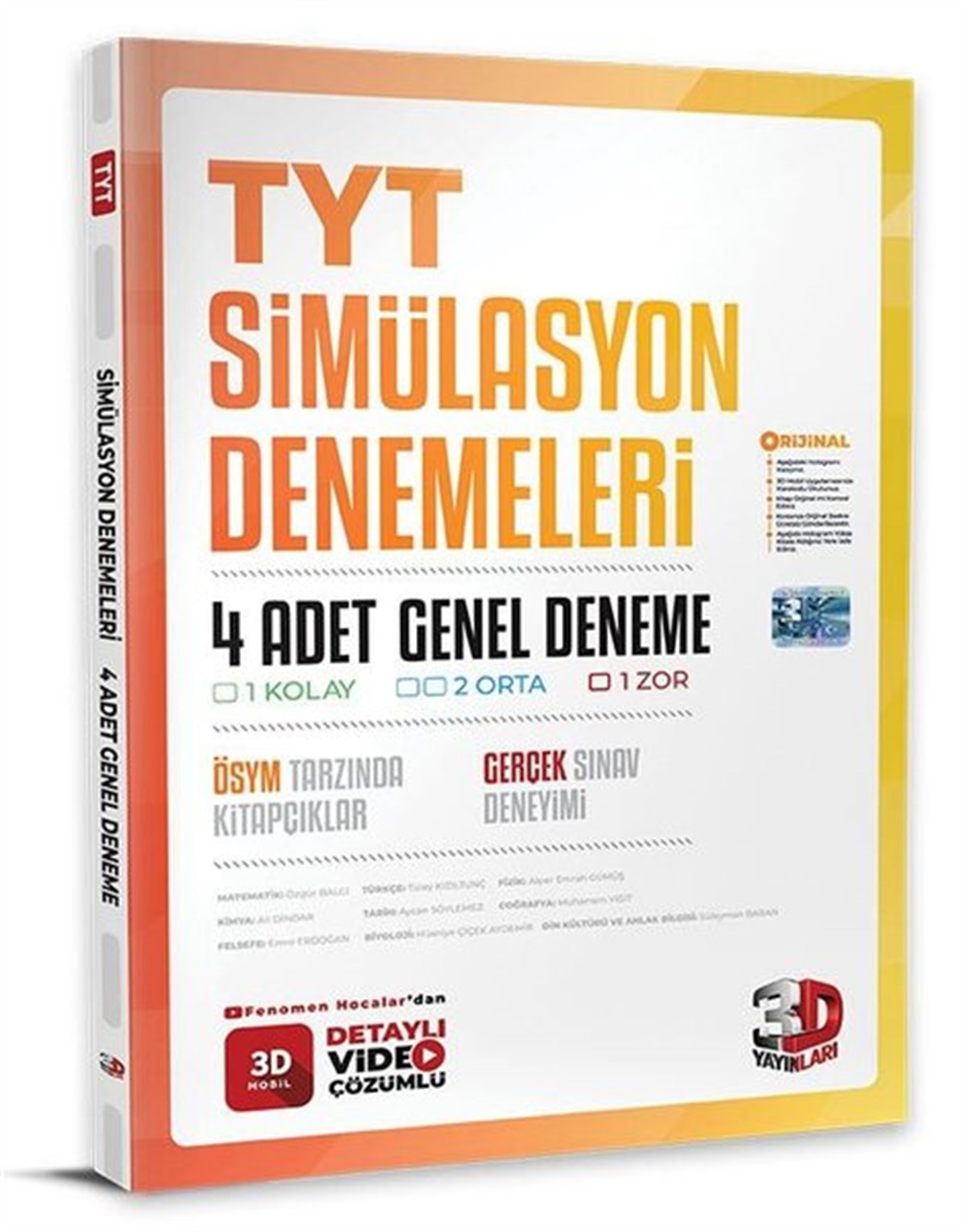 KolektifTemel Yeterlilik Testi - Alan Yeterlilik Testi (YKS-TYT/AYT)2023 TYT 4'lü Simülasyon Genel Deneme