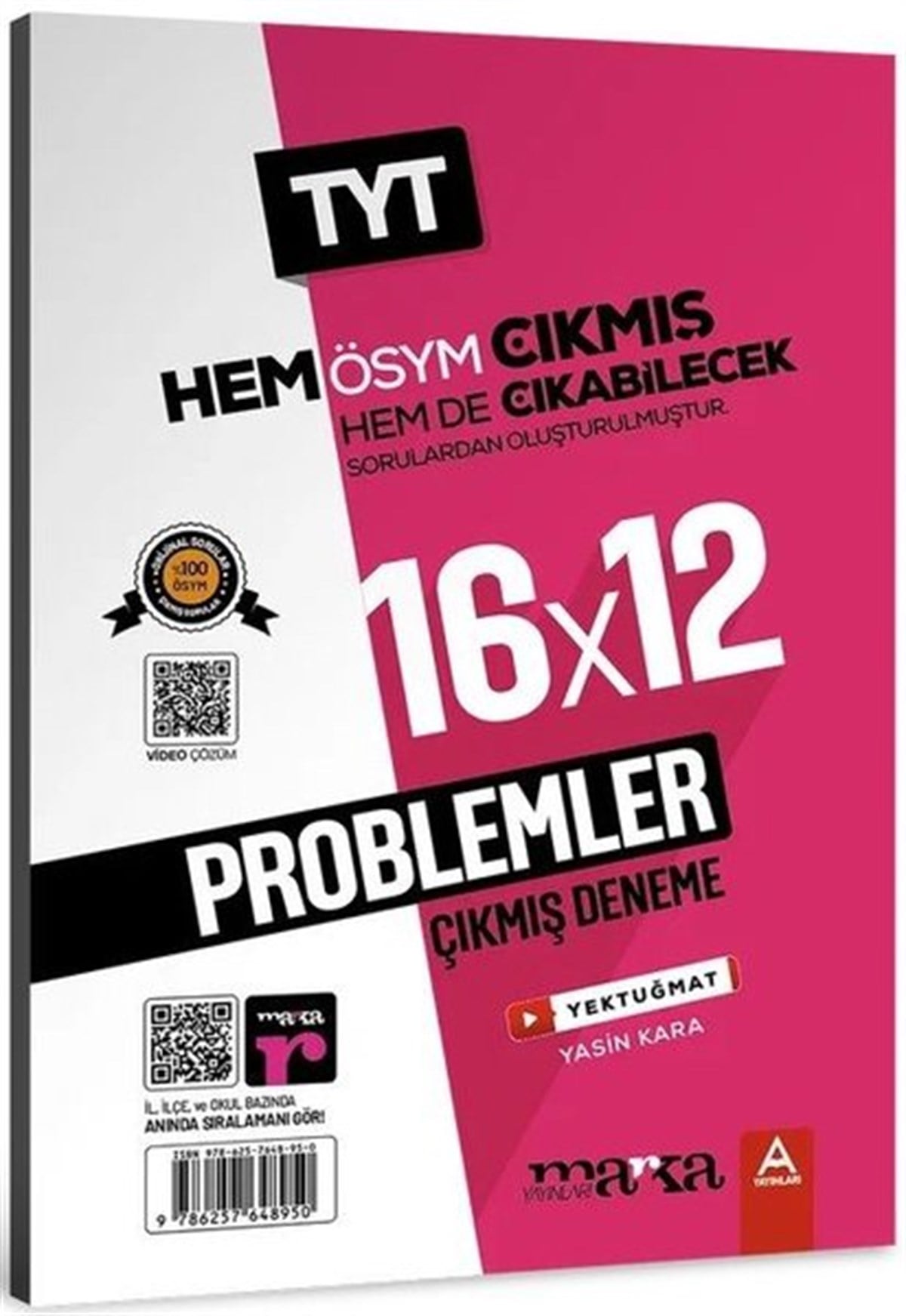 KolektifTemel Yeterlilik Testi - Alan Yeterlilik Testi (YKS-TYT/AYT)2023 TYT Problemler 16x12 Çıkmış ve Çıkabilecek Sorular Deneme