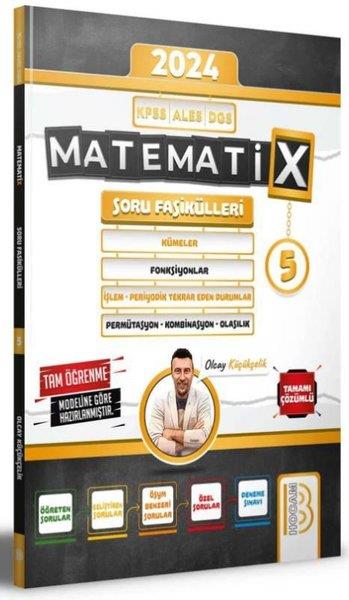Olcay KüçükçelikDGS Soru Bankasi Kitaplari2024 KPSS ALES DGS Matematix Soru Fasikülleri - 5
