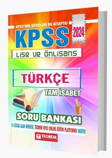 KolektifKPSS Soru Bankasi Kitaplari2024 KPSS Lise Ön Lisans Tam İsabet Türkçe Soru Bankası