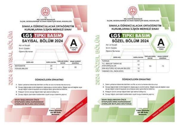 KolektifLGS Tüm Dersler2024 LGS Çıkmış Sorular Video Çözümlü Seti - 2 Kitap Takım