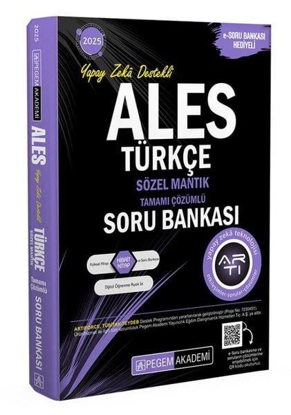KolektifALES Soru Bankasi Kitaplari2025 ALES Türkçe Sözel Mantık Tamamı Çözümlü Soru Bankası