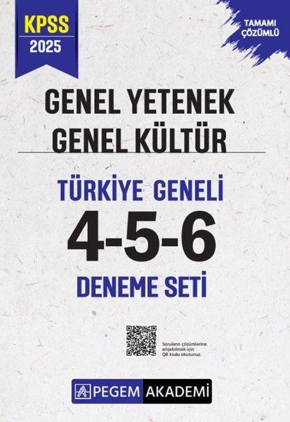 KolektifKPSS Deneme Sinavi - Yaprak Test2025 KPSS Genel Yetenek Genel Kültür Tamamı Çözümlü Türkiye Geneli 4 - 5 - 6 (3'lü Deneme Seti)