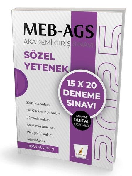 İhsan GüverçinKPSS Deneme Sinavi - Yaprak Test2025 MEB-AGS Akademi Giriş Sınavı - 15X20 Deneme Sınavı - Tamamı Dijital Çözümlü