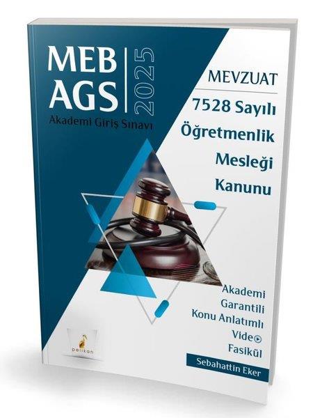 Sebahattin EkerDiger2025 MEB - AGS Mevzuat 7528 Sayılı Öğretmenlik Mesleği Kanunu Akademi Giriş Sınavı