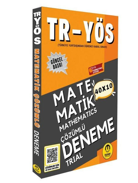 Özgen BulutDiger Sinavlara Hazirlik2025 TR YÖS Matematik 40x10 Çözümlü Deneme