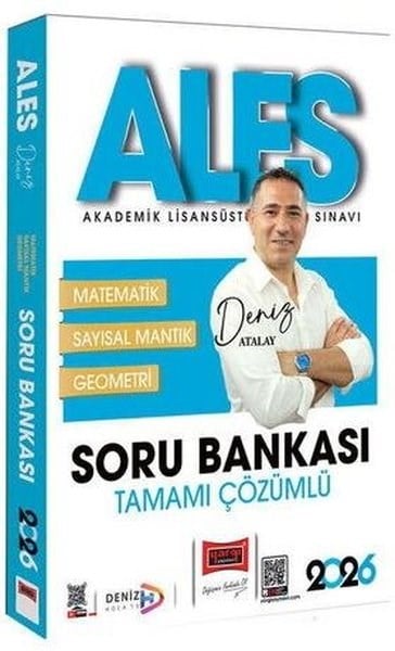 Deniz AtalayALES Soru Bankasi Kitaplari2026 ALES Tamamı Çözümlü Matematik Soru Bankası