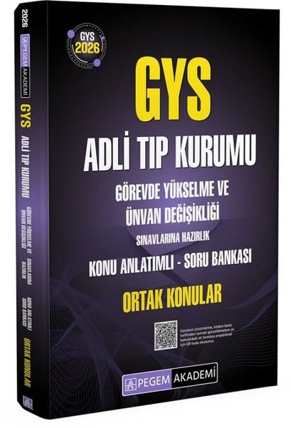 KolektifDiger Sinavlara Hazirlik2026 GYS Adli Tıp Kurumu Görevde Yükselme ve Ünvan Değişikliği Sınavlarına Hazırlık Konu Anlatımlı S