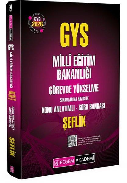 KolektifGYS (Görevde Yükselme Sinavi)2026 GYS MEB Görevde Yükselme Sınavlarına Hazırlık Konu Anlatımlı Soru Bankası Şeflik