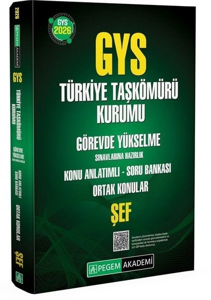 KolektifGYS (Görevde Yükselme Sinavi)2026 GYS Türkiye Taşkömürü Kurumu Görevde Yükselme Sınavlarına Hazırlık Konu Anlatımlı Soru Bankası