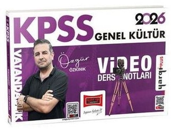 Özgür ÖzkınıkKPSS Konu Anlatim Kitaplari2026 KPSS Genel Kültür Vatandaşlık Video Ders Notları