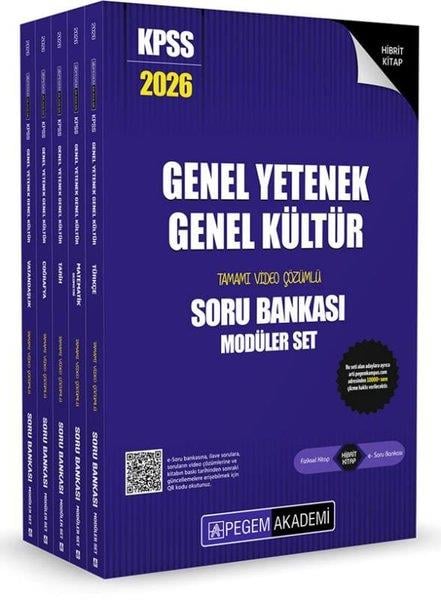 KomisyonKPSS Soru Bankasi Kitaplari2026 KPSS Genel Yetenek Genel Kültür Tamamı Çözümlü Soru Bankası Seti - 5 Kitap Takım