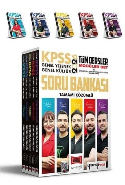 KolektifKPSS Konu Anlatim Kitaplari2026 KPSS Genel Yetenek Genel Kültür Tüm Dersler Tamamı Çözümlü Modüler Soru Bankası Seti  -  5 Kita