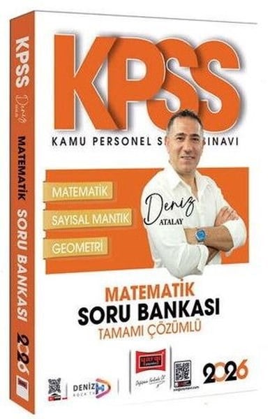 Deniz AtalayKPSS Soru Bankasi Kitaplari2026 KPSS Genel Yetenek Tamamı Çözümlü Matematik Soru Bankası
