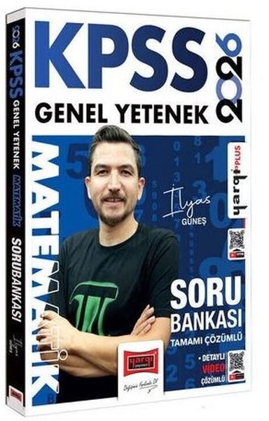 İlyas GüneşKPSS Soru Bankasi Kitaplari2026 KPSS Genel Yetenek Tamamı Çözümlü Matematik Soru Bankası