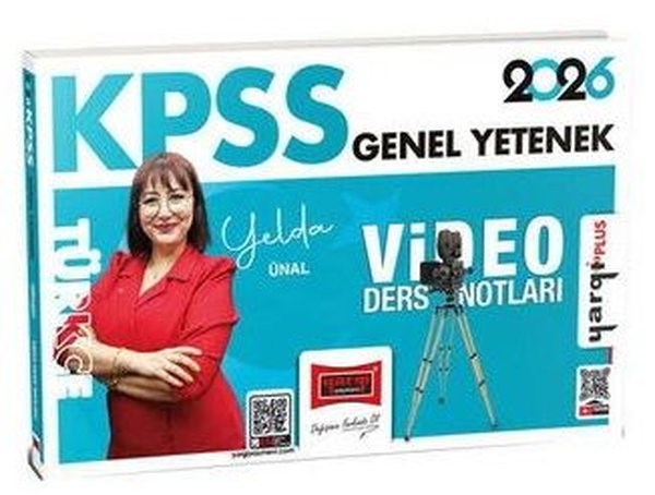 Yelda ÜnalKPSS Konu Anlatim Kitaplari2026 KPSS Genel Yetenek Türkçe Video Ders Notları