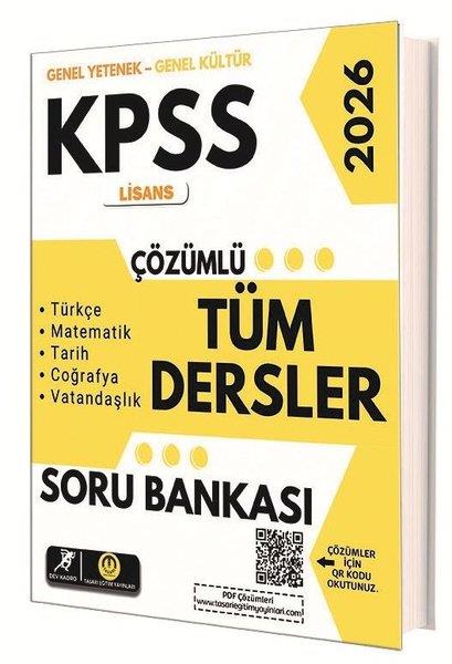 KolektifKPSS Soru Bankasi Kitaplari2026 KPSS Lisans Tüm Dersler Çözümlü Soru Bankası