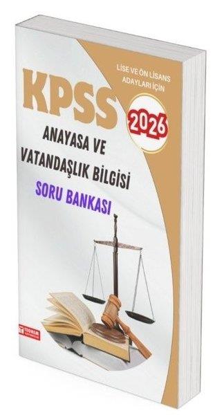 KolektifKPSS Soru Bankasi Kitaplari2026 KPSS Lise - Önlisans Anayasa ve Vatandaşlık Bilgisi  Soru Bankası