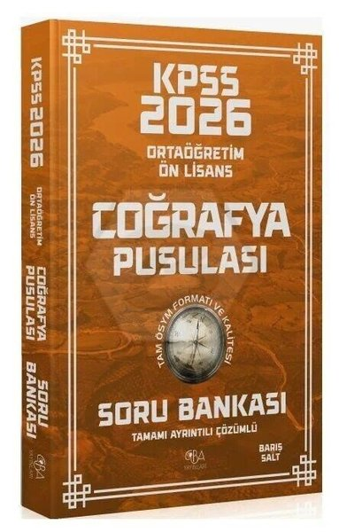 KolektifKPSS Soru Bankasi Kitaplari2026 KPSS Lise Ortaöğretim Ön Lisans Coğrafya Pusulası Soru Bankası Çözümlü