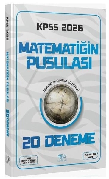 KolektifKPSS Deneme Sinavi - Yaprak Test2026 KPSS Matematik Matematiğin Pusulası 20 Deneme Çözümlü