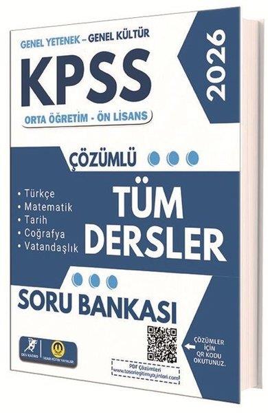 KolektifKPSS Soru Bankasi Kitaplari2026 KPSS Orta Öğretim Çözümlü Tüm Dersler Soru Bankası
