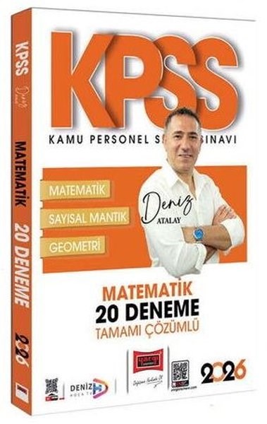 Deniz AtalayKPSS Deneme Sinavi - Yaprak Test2026 KPSS Tamamı Çözümlü Matematik 20 Deneme