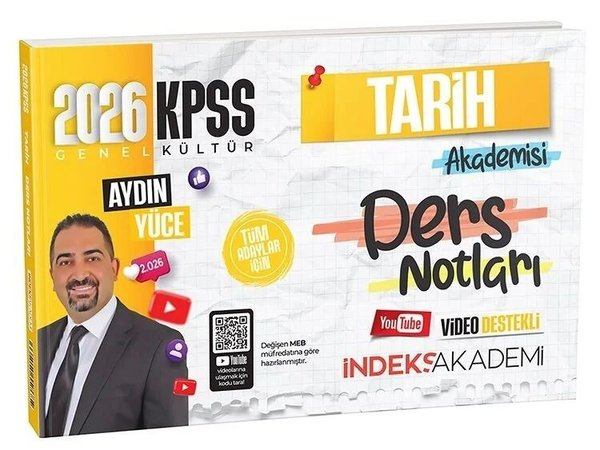 KolektifKPSS Konu Anlatim Kitaplari2026 KPSS Tarih Akademisi Video Ders Notları