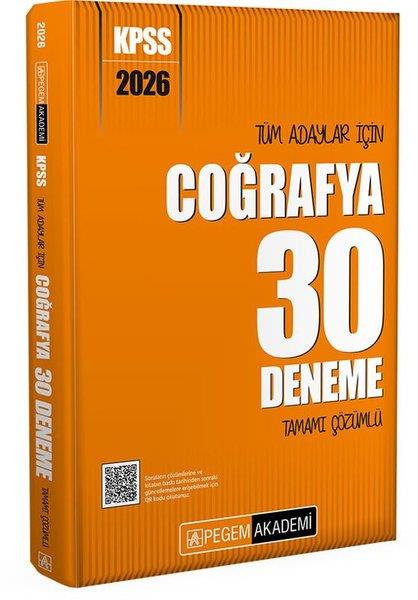KolektifKPSS Deneme Sinavi - Yaprak Test2026 KPSS Tüm Adaylar İçin Coğrafya 30 Deneme Tamamı Çözümlü