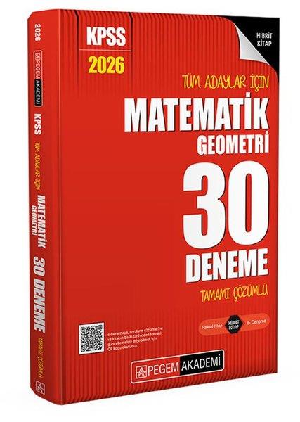 KolektifKPSS Deneme Sinavi - Yaprak Test2026 KPSS Tüm Adaylar İçin Matematik - Geometri 30 Deneme Tamamı Çözümlü