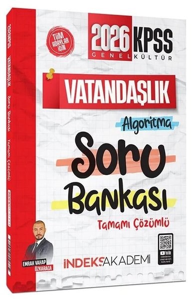 KolektifKPSS Soru Bankasi Kitaplari2026 KPSS Vatandaşlık Algoritma Soru Bankası Çözümlü