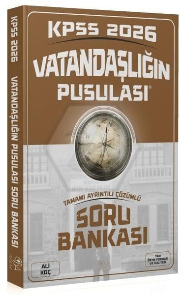 KolektifKPSS Soru Bankasi Kitaplari2026 KPSS Vatandaşlık Vatandaşlığın Pusulası Soru Bankası Çözümlü