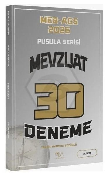 KolektifDiger Sinavlara Hazirlik2026 MEB - AGS Mevzuat 30 Deneme Çözümlü Pusula Serisi
