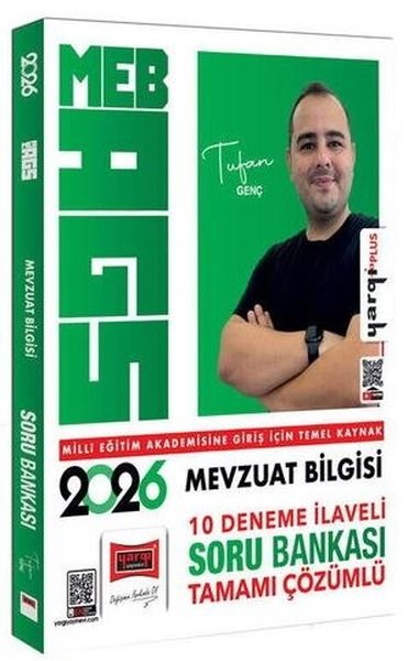 Tufan GençDiger Sinavlara Hazirlik2026 MEB - AGS Mevzuat Bilgisi 10 Deneme İlaveli Tamamı Çözümlü Soru Bankası