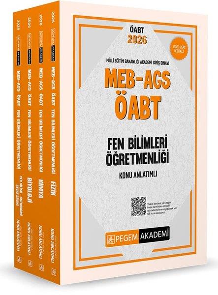 KolektifKPSS Konu Anlatim Kitaplari2026 MEB AGS ÖABT Fen Bilimleri Öğretmenliği Konu Anlatımlı Modüler Seti - 4 Kitap Takım