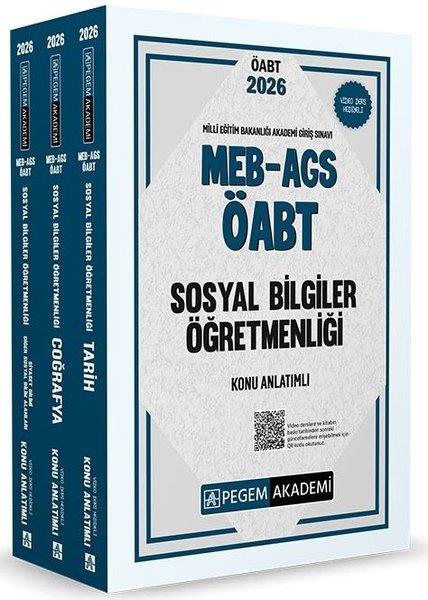 KolektifKPSS Konu Anlatim Kitaplari2026 MEB AGS ÖABT Sosyal Bilgiler Öğretmenliği Konu Anlatımlı - 3 Kitap Takım
