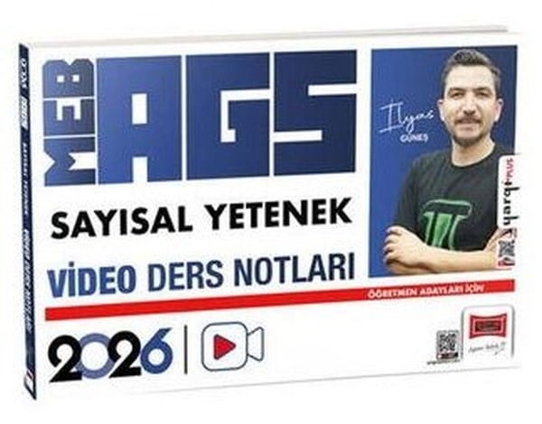 İlyas GüneşDiger Sinavlara Hazirlik2026 MEB - AGS Öğretmen Adayları İçin Sayısal Yetenek Video Ders Notları