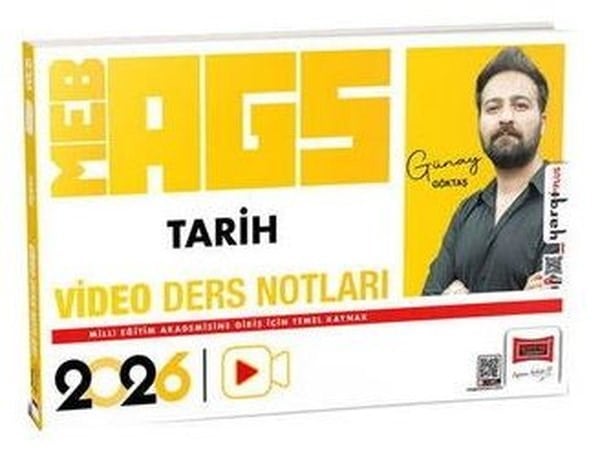 Günay GöktaşDiger Sinavlara Hazirlik2026 MEB - AGS Öğretmen Adayları İçin Tarih Video Ders Notları