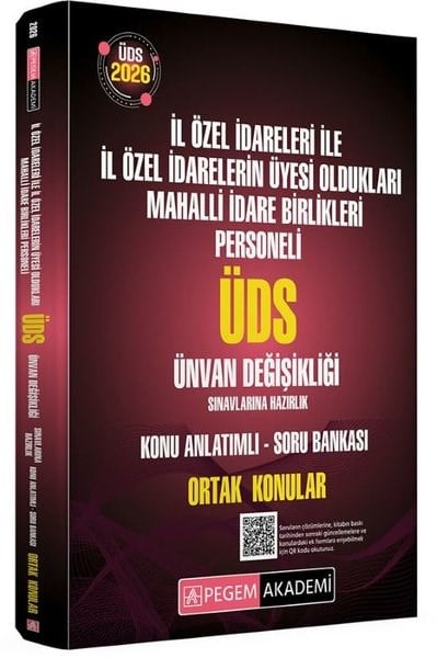 KolektifDiger Sinavlara Hazirlik2026 ÜDS İl Özel İdareleri ile İl Özel İdarelerin Üyesi Oldukları Mahalli İdare Birlikleri Personeli