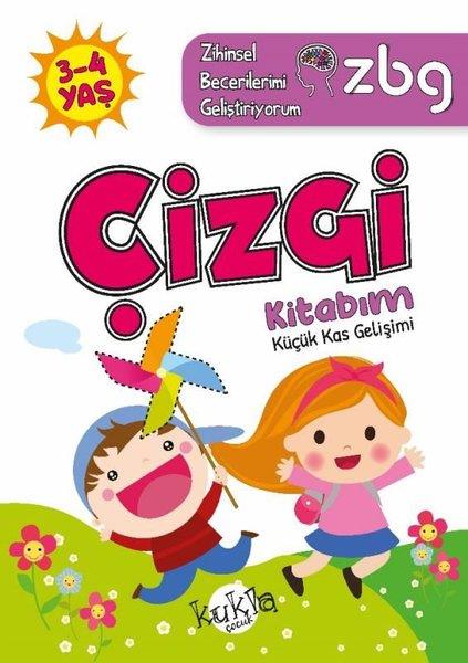 Buçe DayıEgitim Etkinlik Kitaplari3 - 4 Yaş Çizgi Kitabım - Küçük Kas Gelişimi - ZBG Zihinsel Becerilerimi Geliştiriyorum