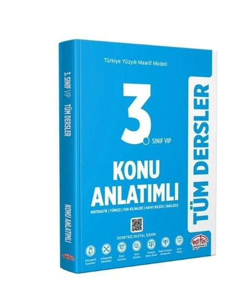 KolektifTüm Dersler3.Sınıf Tüm Dersler Konu Anlatımlı - Türkiye Yüzyılı Maarif Modeli
