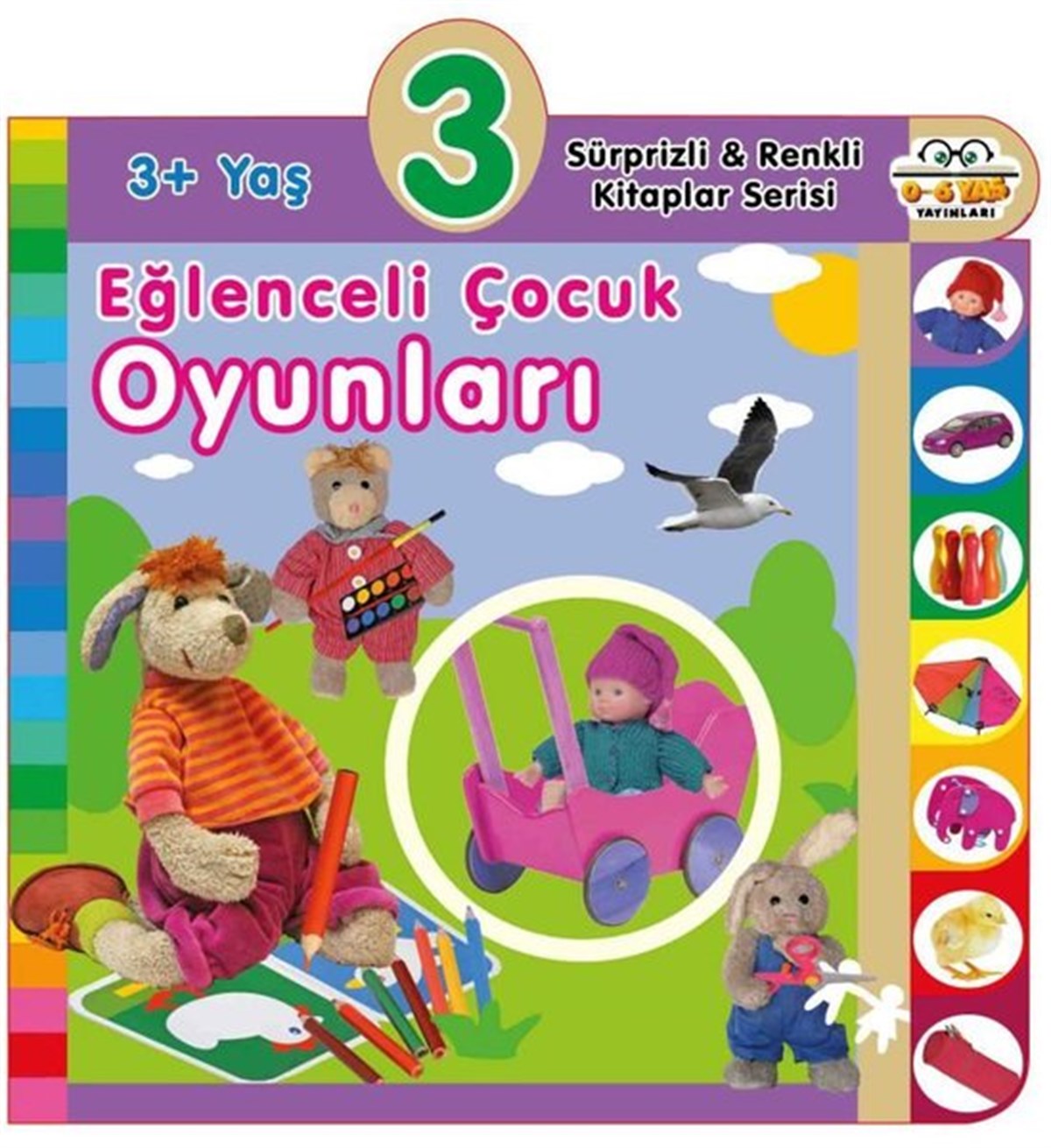 KolektifEgitim Etkinlik Kitaplari3+ Yaş Eğlenceli Çocuk Oyunları - Sürprizli ve Renkli Kitaplar Serisi