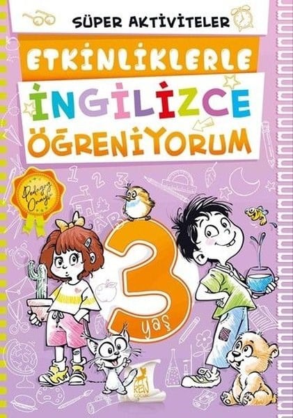 KolektifEgitim Etkinlik Kitaplari3 Yaş Etkinliklerle İngilizce Öğreniyorum - Süper Aktiviteler